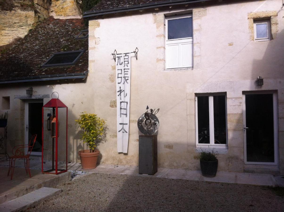 Troglodyte Loft 2 Daire Thoré-la-Rochette Dış mekan fotoğraf