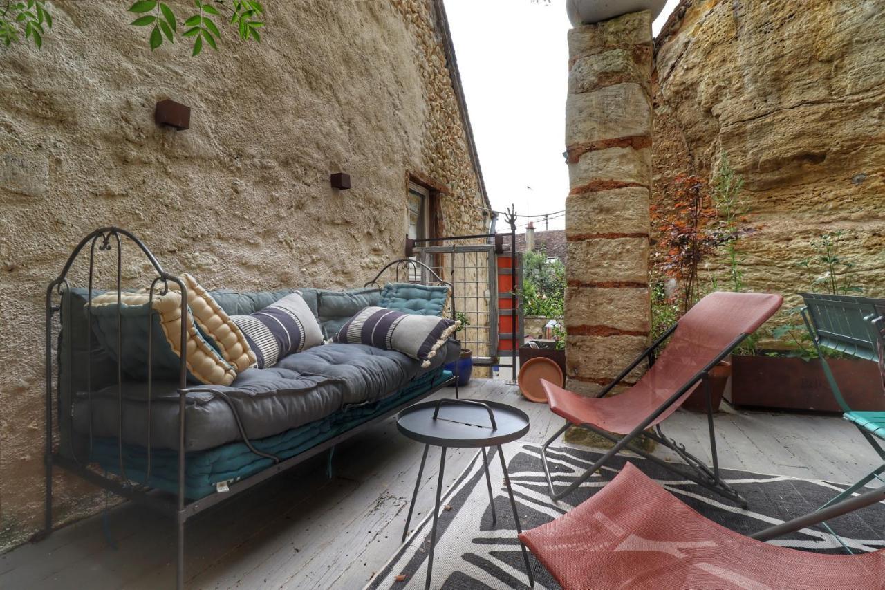 Troglodyte Loft 2 Daire Thoré-la-Rochette Dış mekan fotoğraf